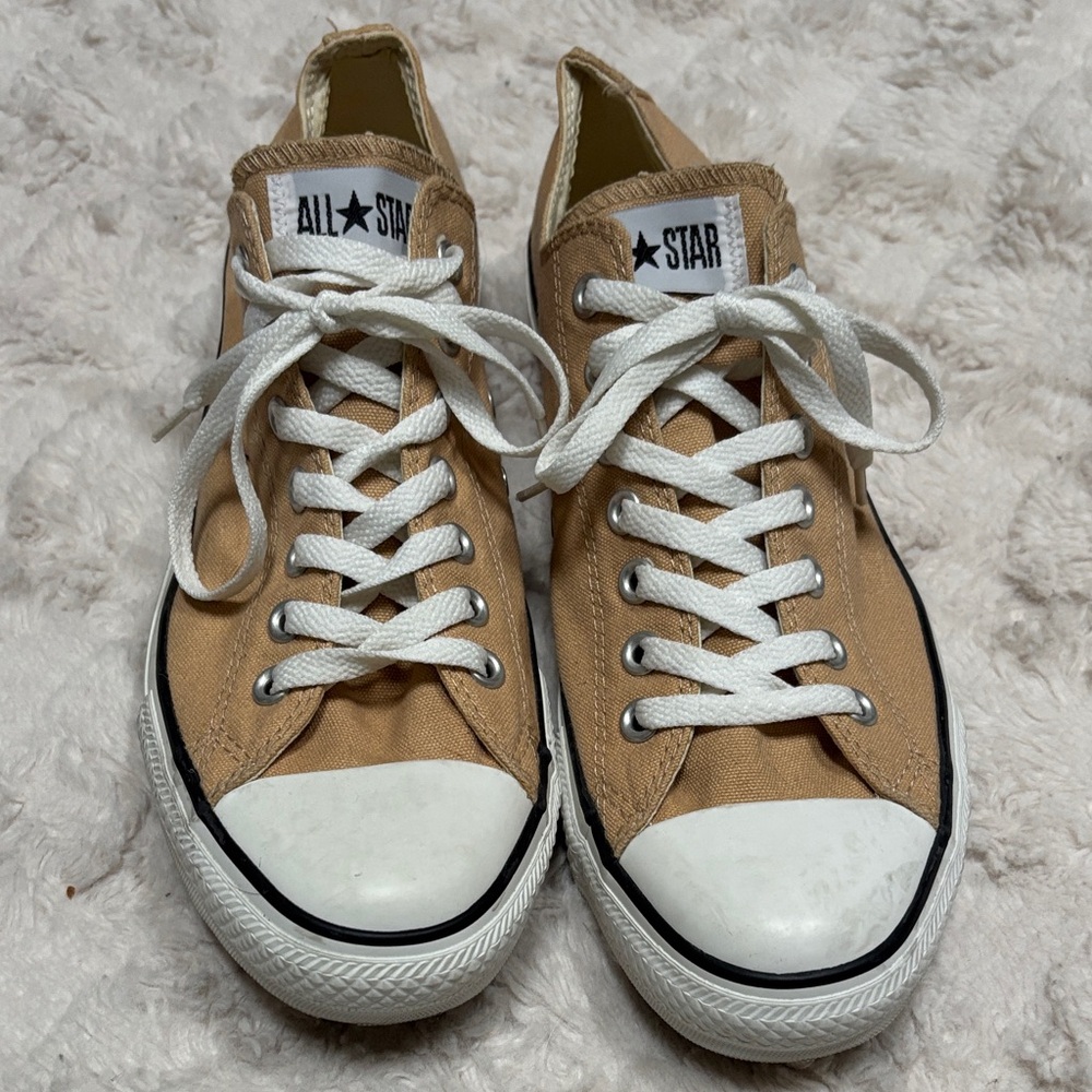 All Star Men's Tan Canvas Sneakers
